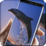 Logo of Lovely Dolphin Live Wallpaper android Application 